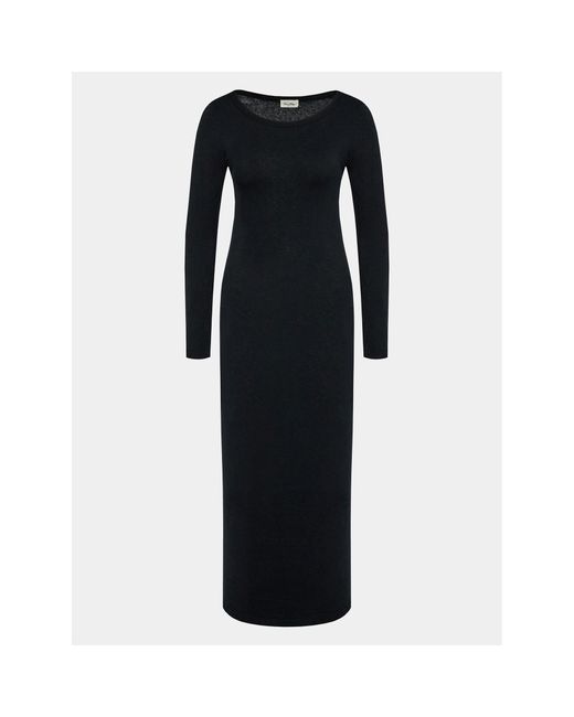 American Vintage Black Kleid Für Den Alltag Gamipy Gami14Ae24 Regular Fit