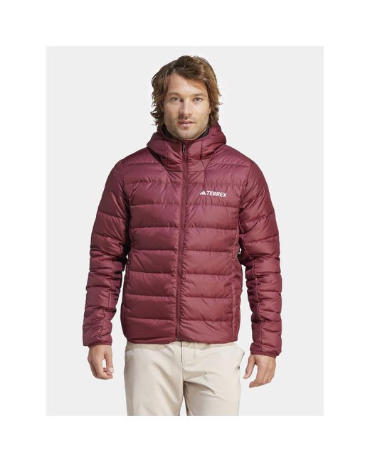 Adidas Daunenjacke Terrex Multi Light Down Ip6040 Slim Fit in Red für Herren