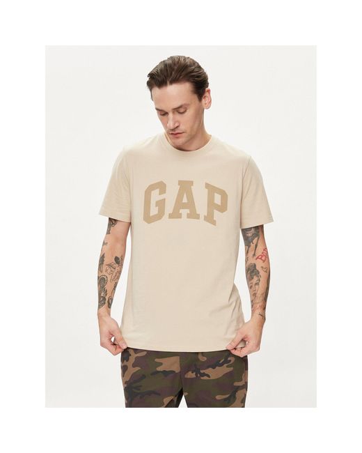 Gap T-Shirt 856659-08 Regular Fit in Natural für Herren