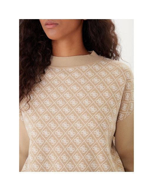 Guess Natural Rollkragenpullover W5Br23 Z3Jd2 Relaxed Fit