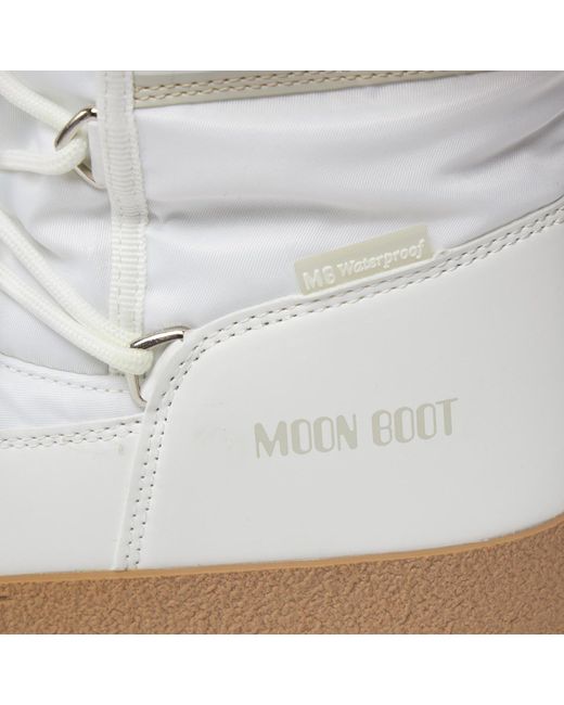 Moon Boot White Schneeschuhe Ltrack Monaco Low Wp 24500600002 Weiß