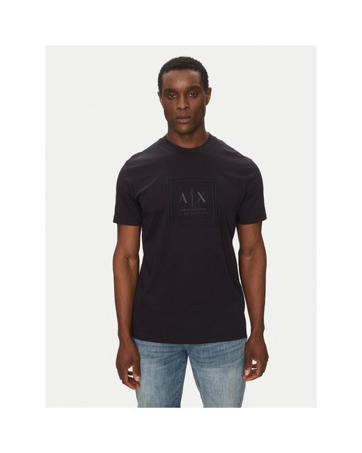 ARMANI EXCHANGE T-Shirt Xm000358 Af10364 Ub101 Regular Fit in Black für Herren