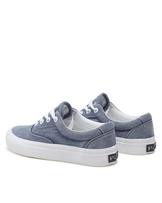 Polo Ralph Lauren Blue Sneakers Aus Stoff 804907203003