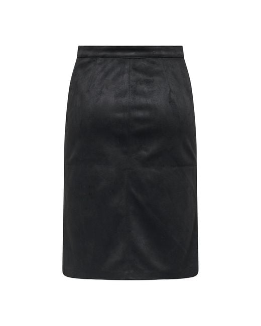 ONLY Black Rock Aus Kunstleder Loline 15357433 Regular Fit