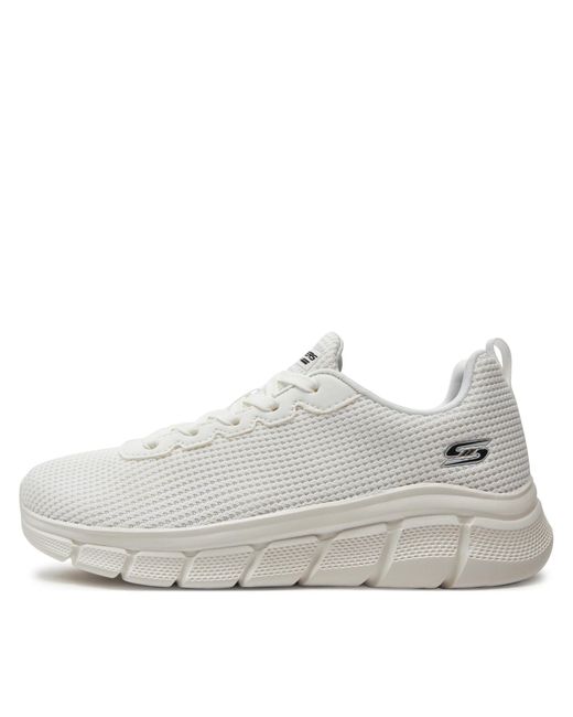 Skechers White Sneakers Bobs B Flex-Visionary Essence 117346/W Weiß