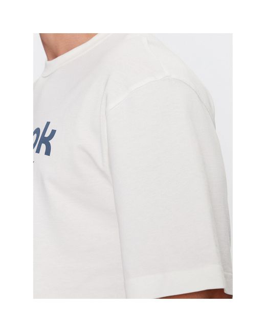 Reebok T-Shirt Basketball Il4435 Weiß Regular Fit in White für Herren