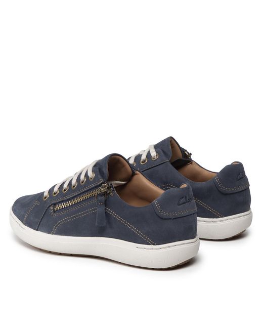 Clarks Blue Sneakers Nalle Lace 261635704