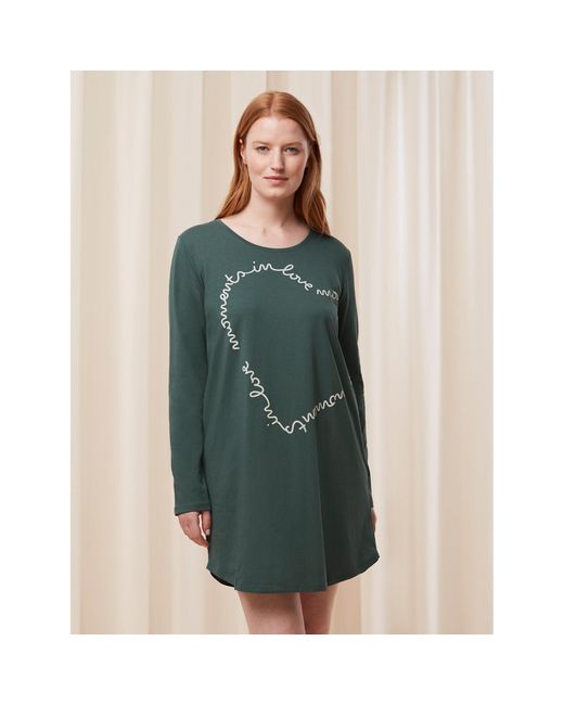 Triumph Green Nachthemd Nightdresses Ndk 03 Lsl X 10216556 Grün