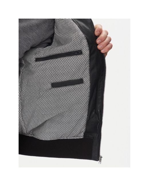Serge Pariente Lederjacke Soul Regular Fit in Black für Herren