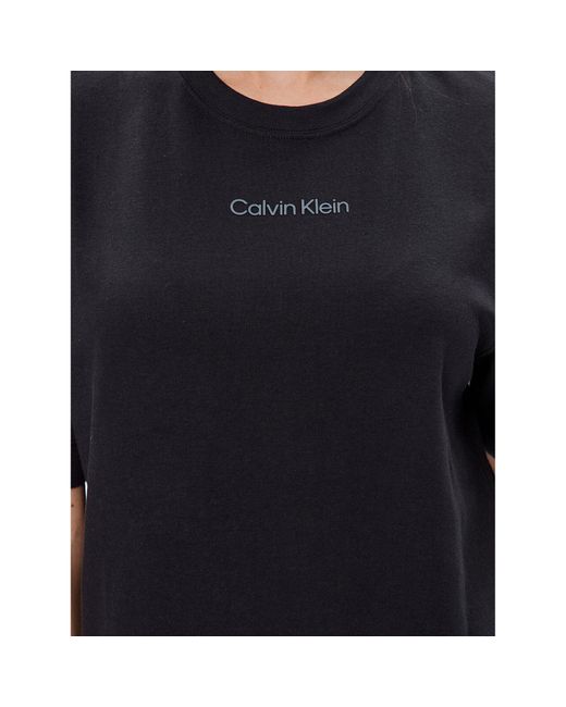 Calvin Klein Black T-Shirt 00Gws3K104 Relaxed Fit