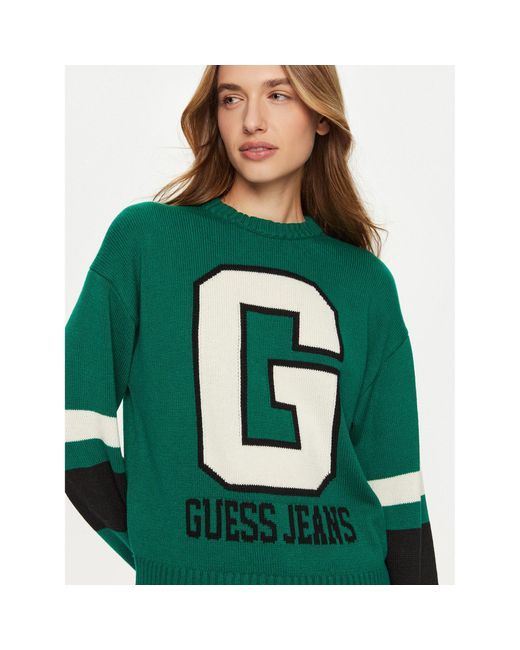 Guess Green Pullover W4Br11 Z3Hn2 Regular Fit