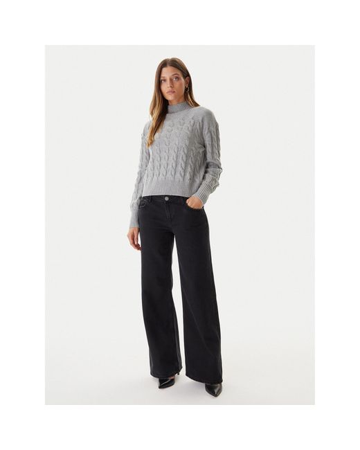 Guess Gray Rollkragenpullover W5Br30 Z1192 Relaxed Fit