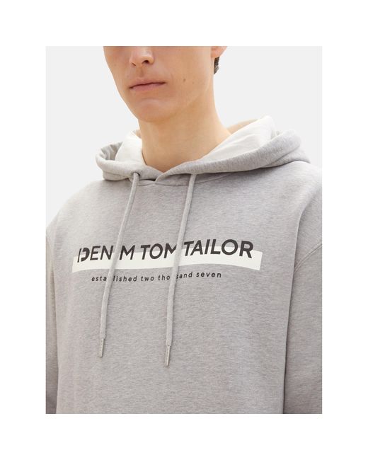 Tom Tailor Sweatshirt 1038755 Regular Fit in Gray für Herren