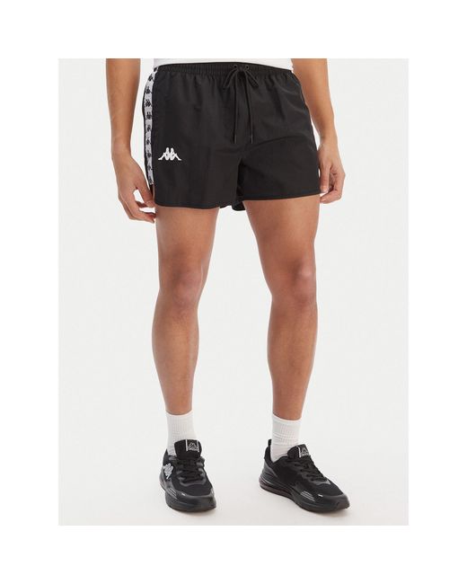 Kappa Badeshorts Banda Cali 304S6G0 Regular Fit in Black für Herren