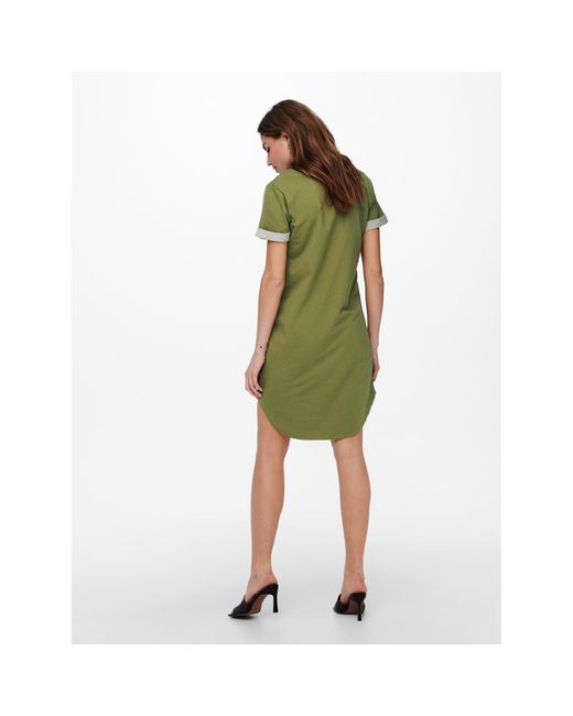 Jdy Green Kleid Für Den Alltag Ivy 15174793 Grün Regular Fit
