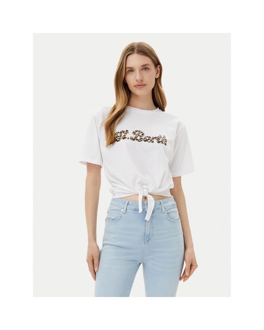 Silvian Heach White T-Shirt Knippi Gpp25190Ts Regular Fit