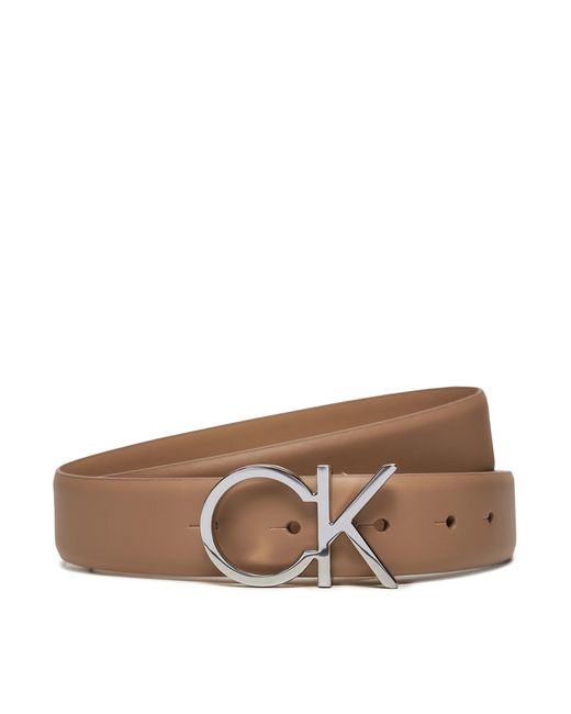 Calvin Klein Brown Damengürtel Re-Lock Ck Logo Belt 30Mm K60K610157