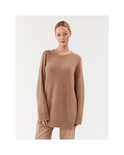 Weekend by Maxmara Brown Pullover Xanadu 23536611 Relaxed Fit