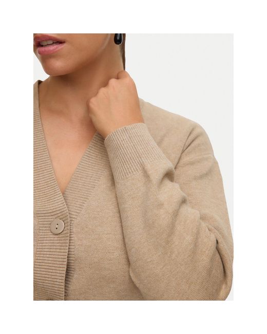 Vero Moda Natural Strickjacke Art 10332210 Regular Fit