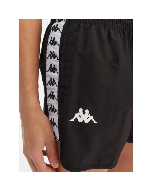 Kappa Badeshorts Banda Cali 304S6G0 Regular Fit in Black für Herren