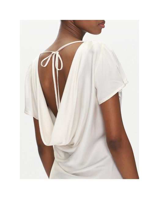 ViCOLO White Abendkleid Td0767 Regular Fit