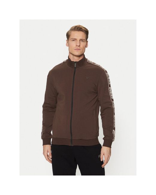 Guess Sweatshirt Z2Yq12 K6Zs1 Regular Fit in Brown für Herren