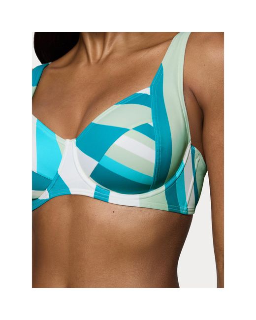 Triumph Blue Bikini-Oberteil Summer Mix & Match 10214535