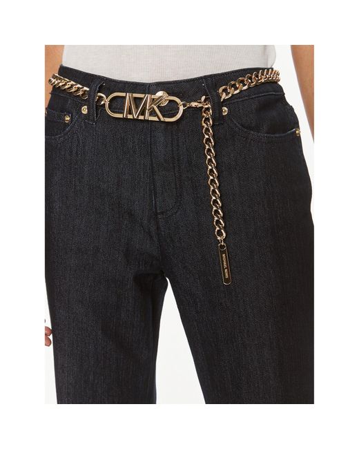 MICHAEL Michael Kors Black Jeans Ms39041M24 Flared Fit