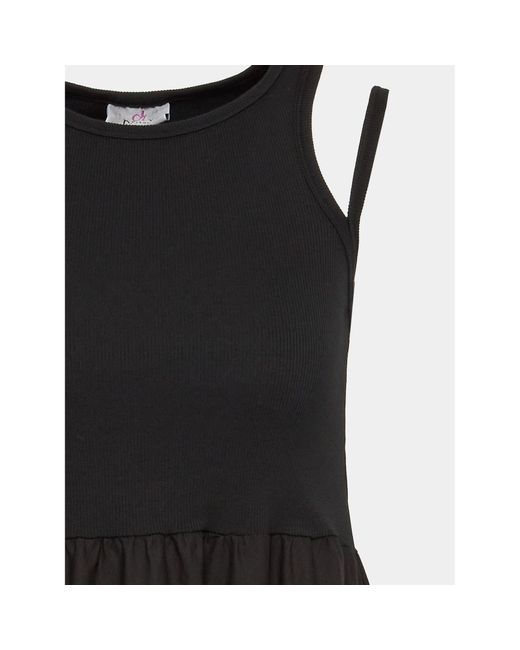 Deha Black Kleid Für Den Alltag D83740 Regular Fit