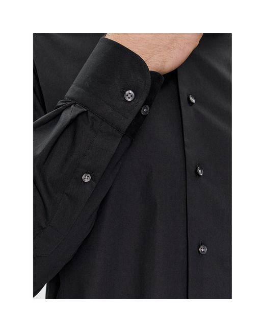 Tommy Hilfiger Hemd Cl Flex Poplin Rf Shirt Mw0Mw31219 Regular Fit in Black für Herren