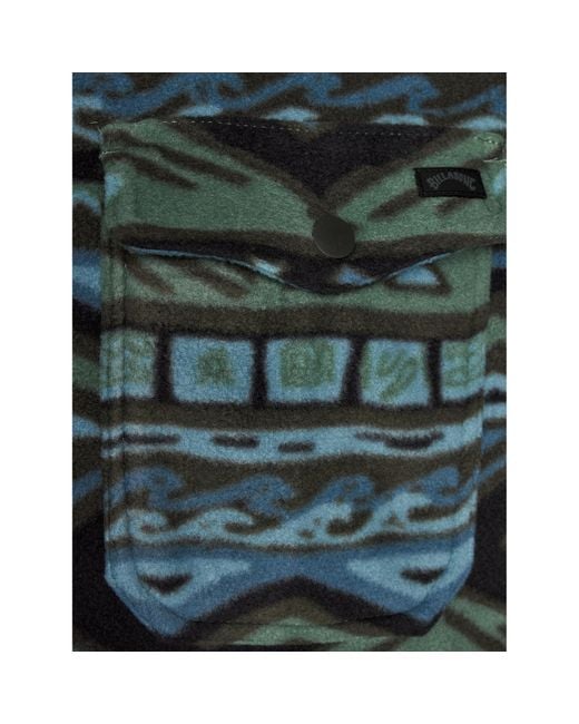 Billabong Übergangsjacke Furnace Flanell Abyft00101 Regular Fit in Blue für Herren