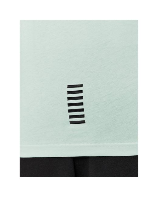 EA7 T-Shirt 8Npt51 Pjm9Z 1133 Grün Regular Fit in White für Herren