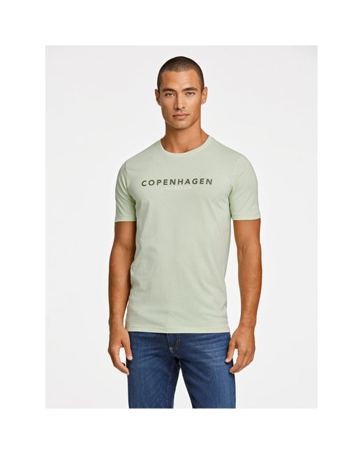 Lindbergh T-Shirt 30-400200 Grün Relaxed Fit in Green für Herren