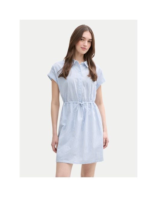 Tom Tailor Blue Hemdkleid 1045766 Regular Fit