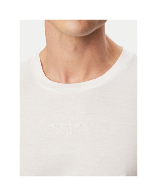 Boss T-Shirt Ts_Ps Spirit70 Car 50561856 Regular Fit in White für Herren
