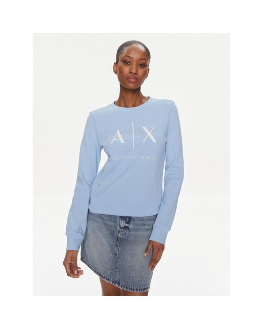 Armani Exchange Blue Sweatshirt 3Dym92 Yjfdz 15Dd Regular Fit