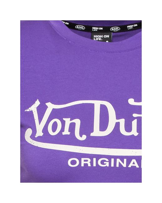 Von Dutch Purple T-Shirt Arta 6230047 Regular Fit