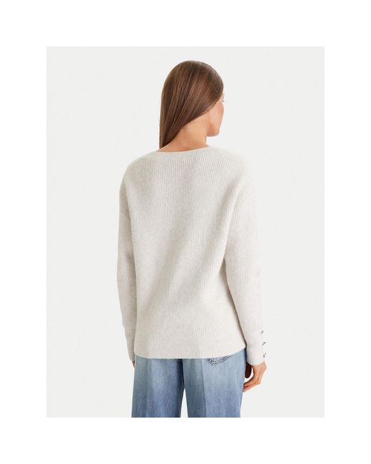 Morgan White Pullover 252-Mstar Regular Fit