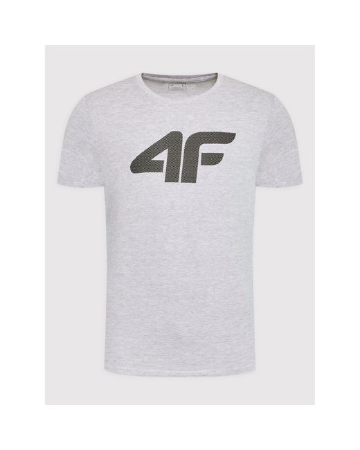 4F T-Shirt H4Z22-Tsm353 Regular Fit in White für Herren