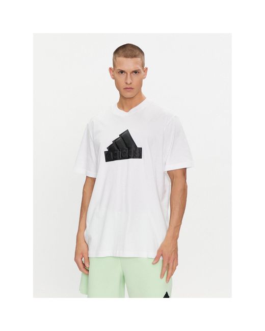 Adidas T-Shirt In1623 Weiß Loose Fit in White für Herren