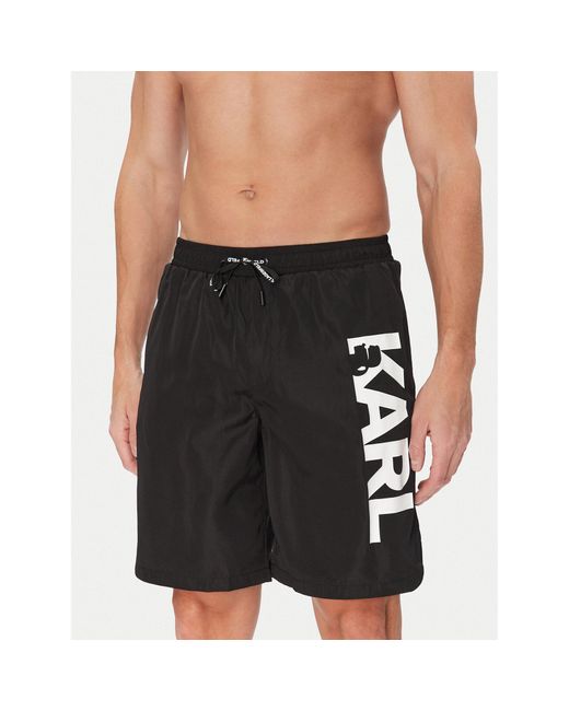 Karl Lagerfeld Badeshorts A1M46009 Regular Fit in Black für Herren