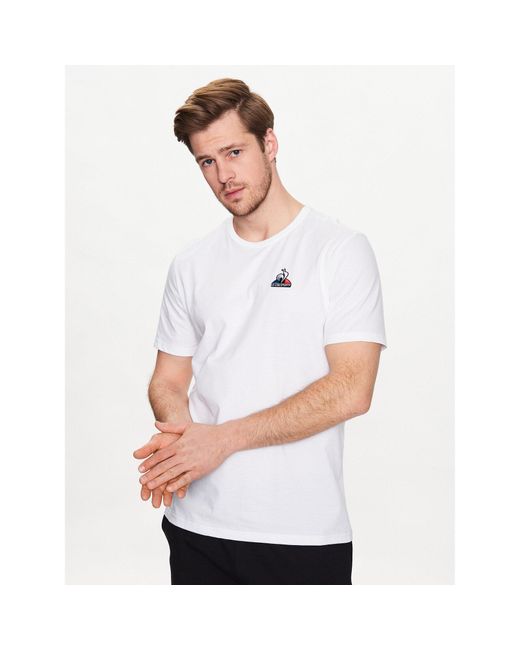 Le Coq Sportif T-Shirt 2310546 Weiß Regular Fit in White für Herren