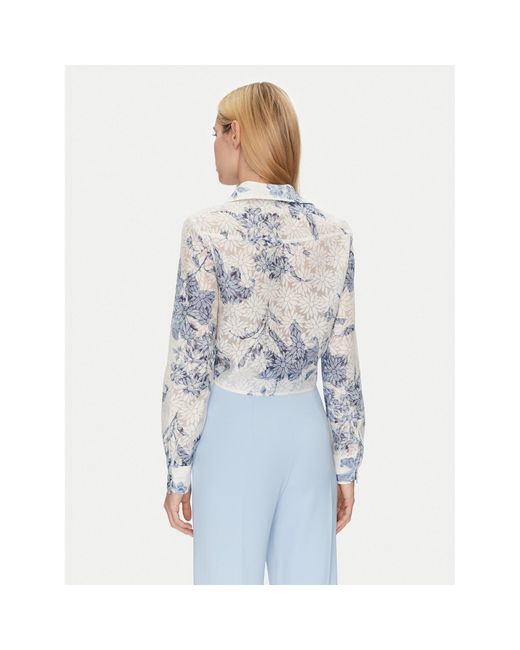 Guess Blue Hemd W5Gh03 Wh4K2 Regular Fit