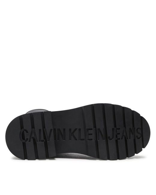 Calvin Klein Black Gummistiefel High Rainboot Neoprene Yw0Yw00838