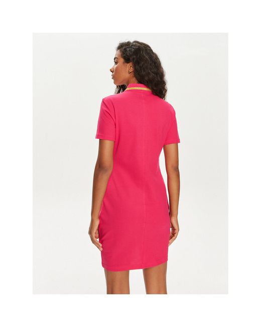 Versace Red Kleid Für Den Alltag 76Haot03 Regular Fit