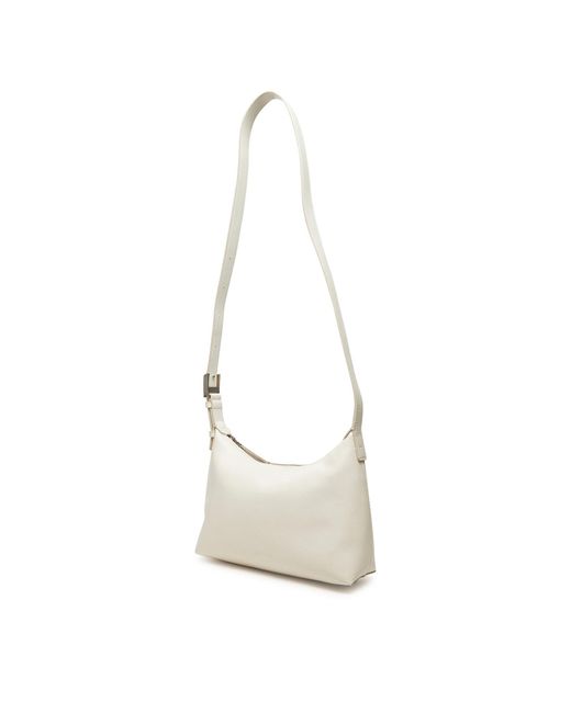 Calvin Klein White Handtasche Hardware Strap Medium Crossbody K60K613028