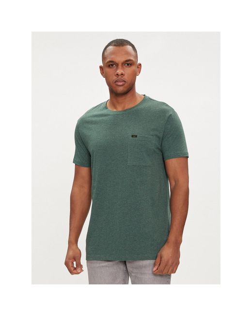 Lee Jeans T-Shirt Ultimate 112349075 Grün Regular Fit in Green für Herren