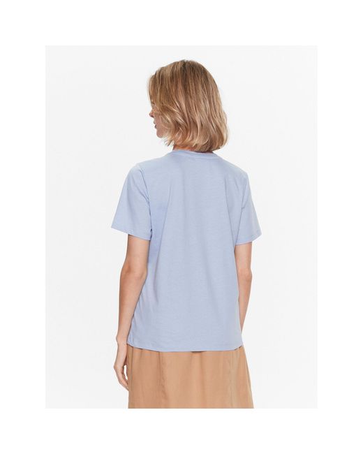Calvin Klein Blue T-Shirt Micro Logo K20K205454 Regular Fit