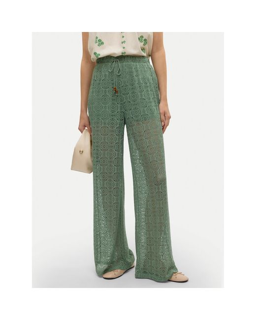 Vero Moda Green Stoffhose Maya 10325044 Wide Leg
