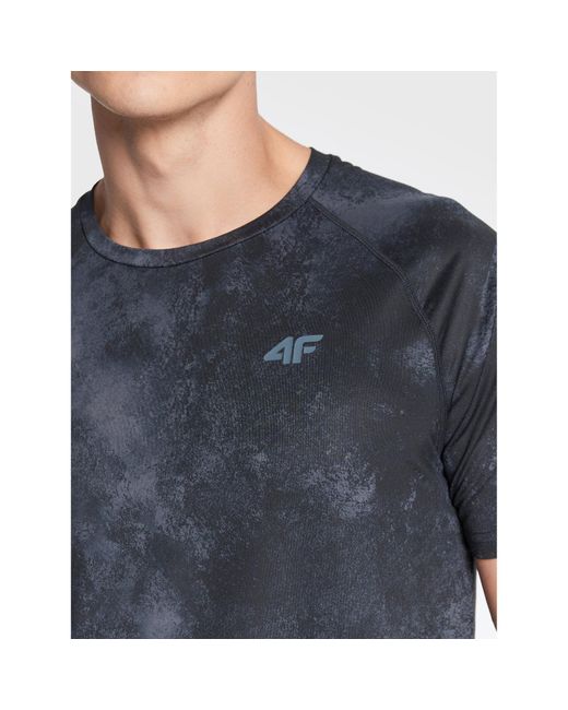 4F Technisches T-Shirt H4Z22-Tsmf011 Regular Fit in Blue für Herren